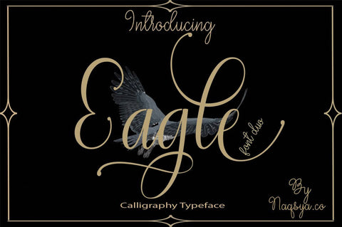 Eagle Font Duo Font Naqsya.Co 