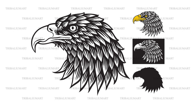 Eagle Head SVG TribaliumArtSF 