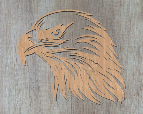 Eagle Laser SVG Cut File, Eagle Glowforge File, Eagle DXF, Eagle Wall Art SVG SVG HappyDesignStudio 