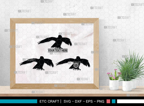 Eagle Monogram, Eagle Silhouette, Eagle SVG, Bird Svg, Flying Eagle Svg, Wildlife Svg, SB00259 SVG ETC Craft 