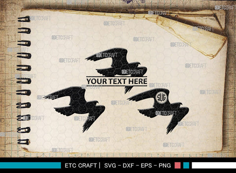 Eagle Monogram, Eagle Silhouette, Eagle SVG, Bird Svg, Flying Eagle Svg, Wildlife Svg, SB00259 SVG ETC Craft 