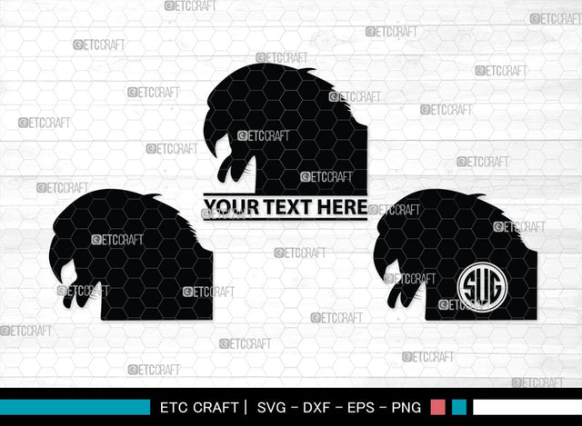 Eagle Monogram, Eagle Silhouette, Eagle SVG, Bird Svg, Flying Eagle Svg, Wildlife Svg, SB00259 SVG ETC Craft 