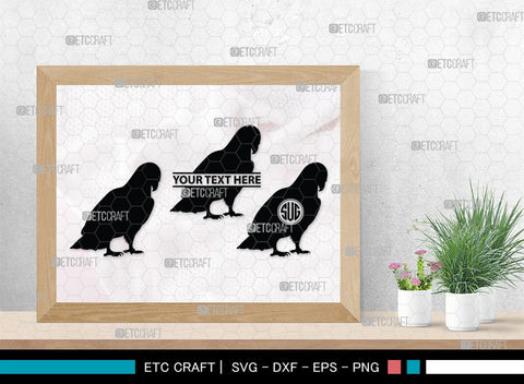 Eagle Monogram, Eagle Silhouette, Eagle SVG, Bird Svg, Flying Eagle Svg, Wildlife Svg, SB00259 SVG ETC Craft 