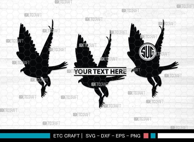 Eagle Monogram, Eagle Silhouette, Eagle SVG, Bird Svg, Flying Eagle Svg, Wildlife Svg, SB00259 SVG ETC Craft 