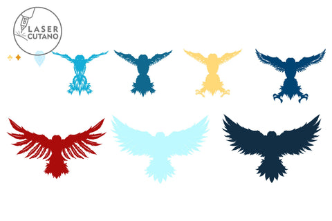 Eagle - Multilayer Laser Cut Files, Mandala, 4th Of July SVGs, 3D Designs SVG LaserCutano 
