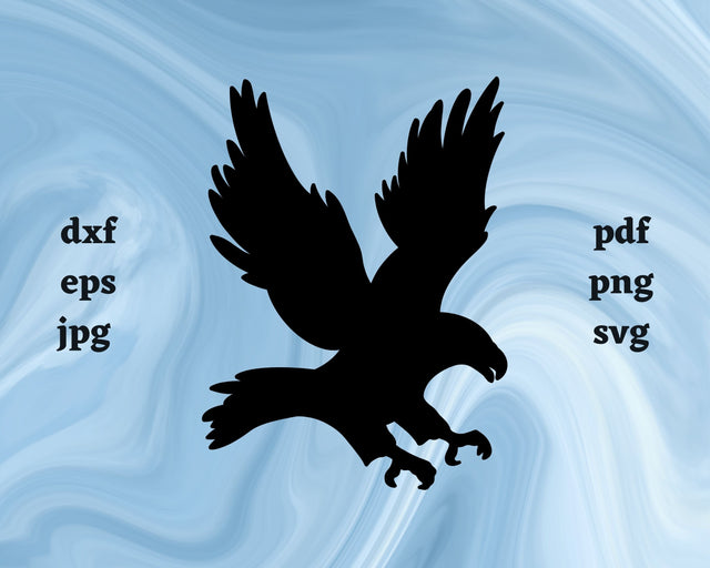 Eagle SVG Cut File SVG Northern Light SVG 