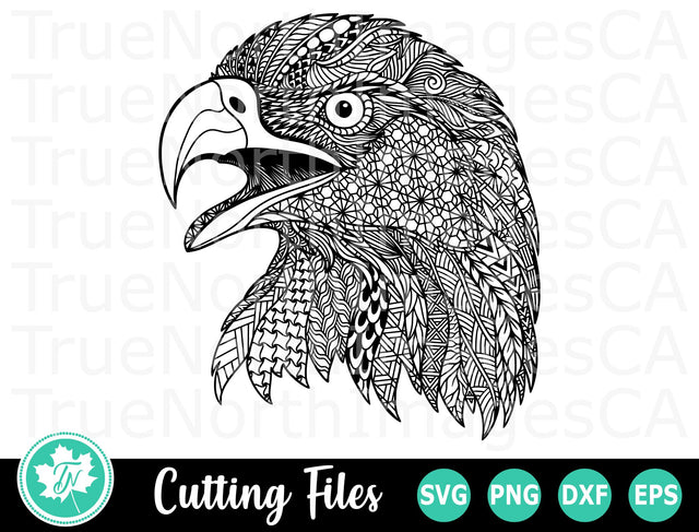 Eagle SVG | Zentangle SVG | Mandala SVG SVG TrueNorthImagesCA 