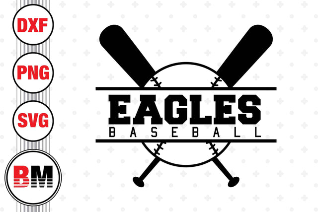 Eagles Baseball SVG, PNG, DXF Files SVG BMDesign 