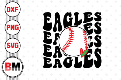 Eagles Baseball SVG, PNG, DXF Files SVG BMDesign 