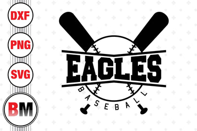 Eagles Baseball SVG, PNG, DXF Files SVG BMDesign 