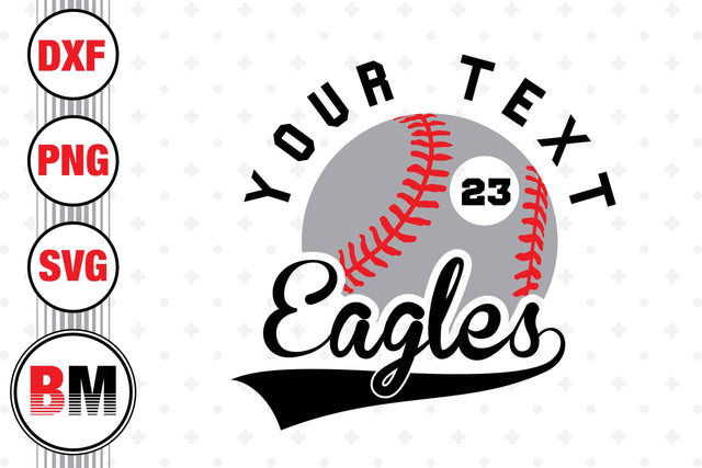 Eagles Baseball SVG, PNG, DXF Files SVG BMDesign 
