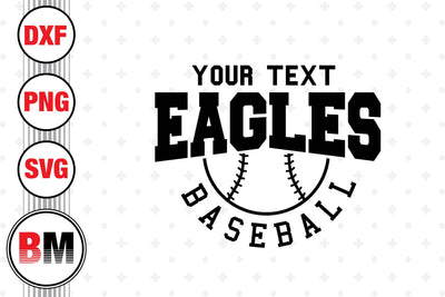 Eagles Baseball SVG, PNG, DXF Files SVG BMDesign 