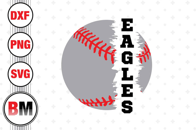 Eagles Baseball SVG, PNG, DXF Files SVG BMDesign 