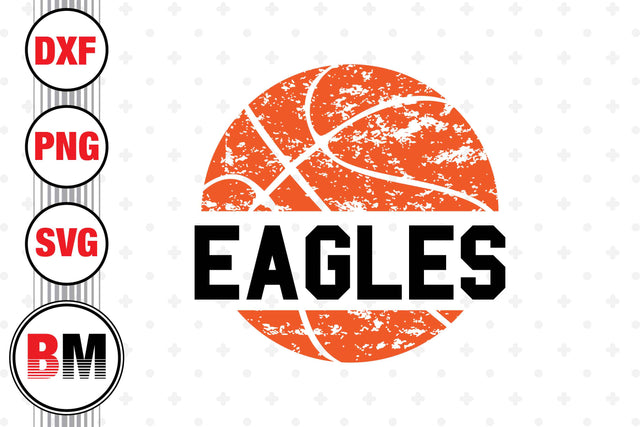Eagles Basketball SVG, PNG, DXF Files SVG BMDesign 