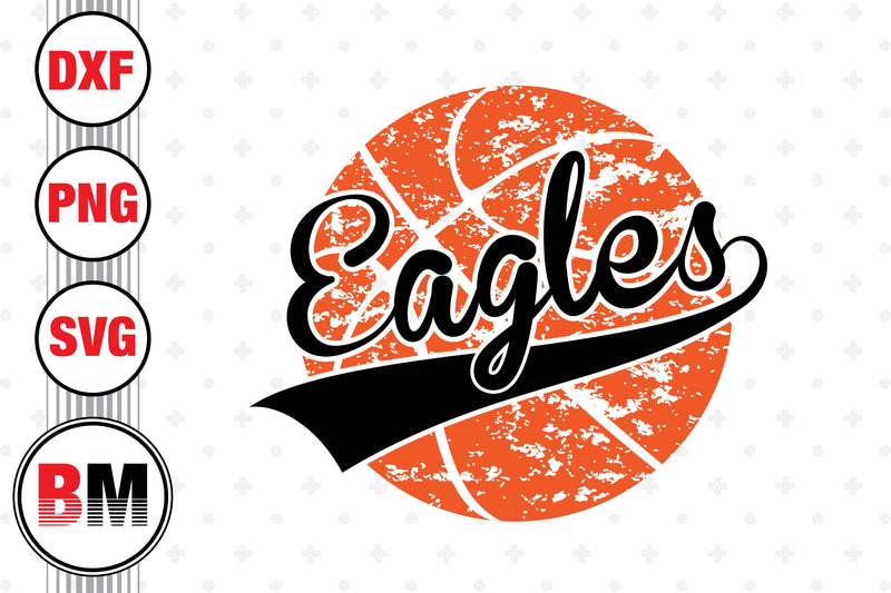 Eagles Basketball SVG, PNG, DXF Files SVG BMDesign 