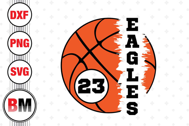 Eagles Basketball SVG, PNG, DXF Files SVG BMDesign 