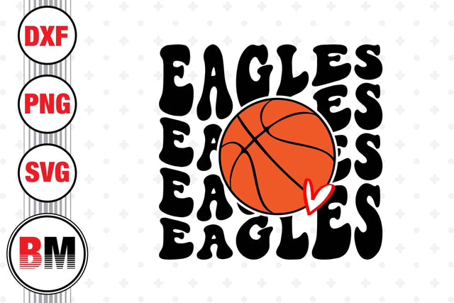 Eagles Basketball SVG, PNG, DXF Files SVG BMDesign 