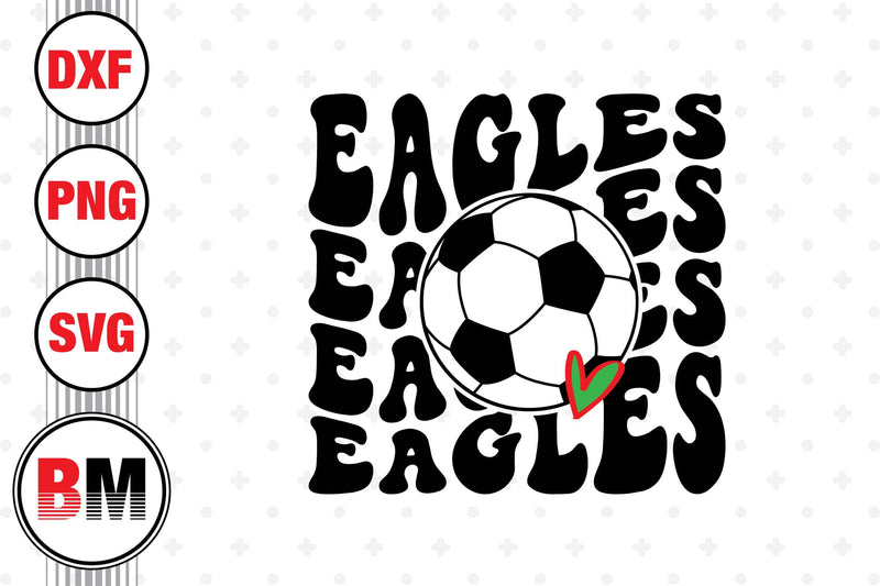 Eagles Soccer SVG, PNG, DXF Files SVG BMDesign 