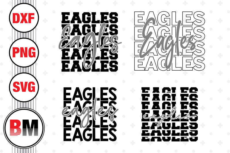 Eagles SVG, PNG, DXF Files SVG BMDesign 
