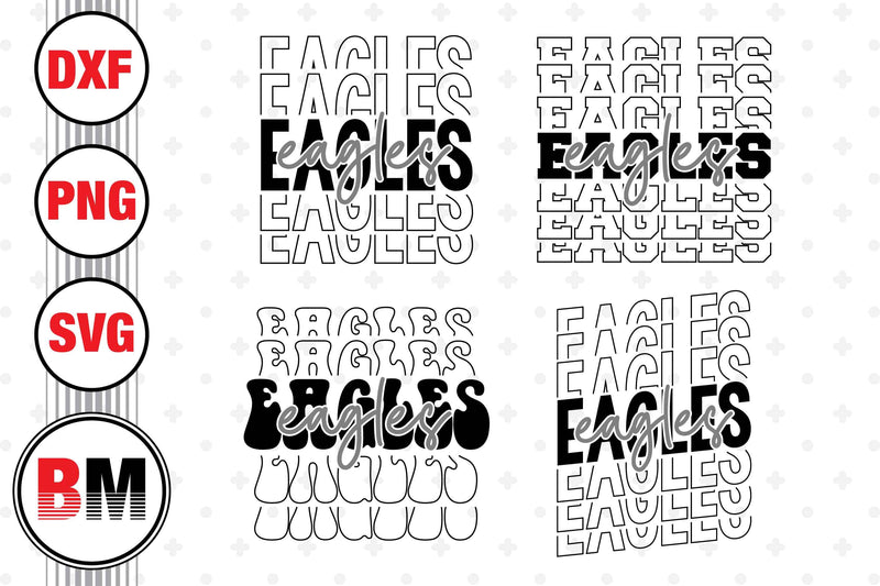 Eagles SVG, PNG, DXF Files SVG BMDesign 