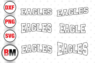 Eagles SVG, PNG, DXF Files SVG BMDesign 