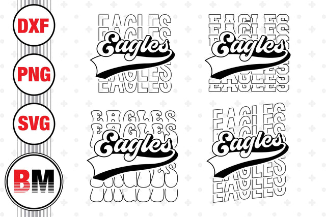 Eagles SVG, PNG, DXF Files SVG BMDesign 