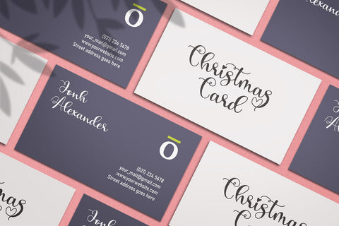 Early Christmas Font Afandi Studio 