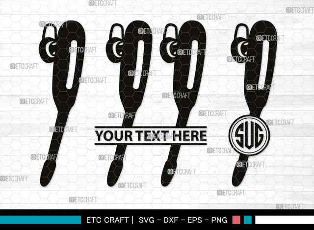 Earphones Monogram, Earphones Silhouette, Earphones SVG, Modern Audio Headset Svg, Headset Svg, Listening Svg, Headphone Svg, SB00493 SVG ETC Craft 