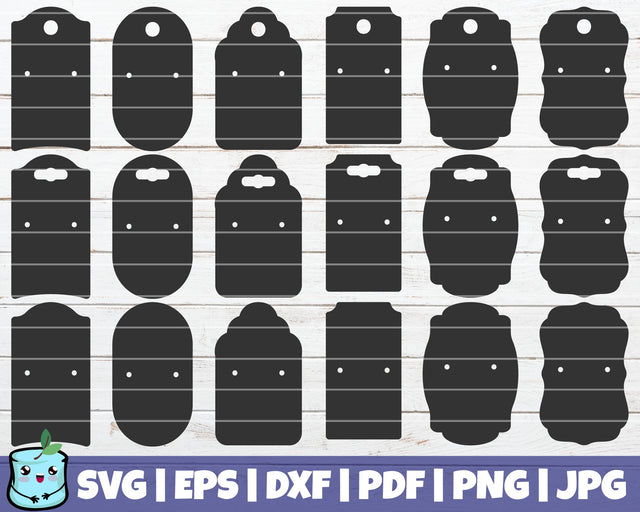 Earring Cards Bundle 1 SVG MintyMarshmallows 