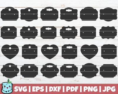 Earring Cards Bundle 2 SVG MintyMarshmallows 
