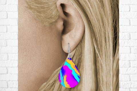 Earring sublimation | Teardrop earring bundle Sublimation Svetana Studio 