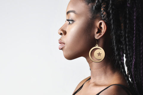 Earring svg bundle, Celestial faux leather earring template SVG Digital Rainbow Shop 