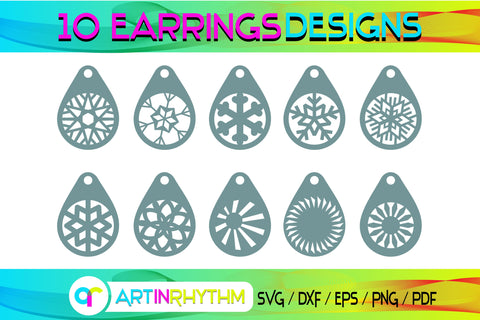 earring svg bundle SVG Artinrhythm shop 