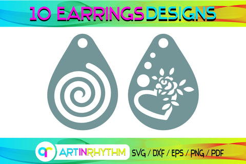 earring svg bundle SVG Artinrhythm shop 