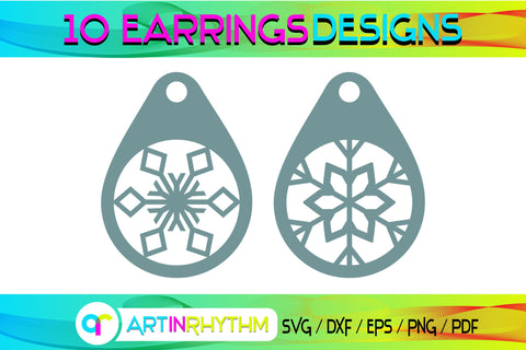 earring svg bundle SVG Artinrhythm shop 