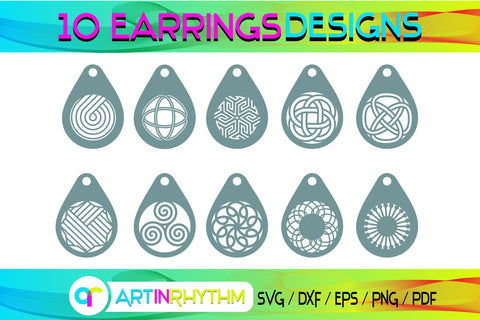 earring svg bundle SVG Artinrhythm shop 