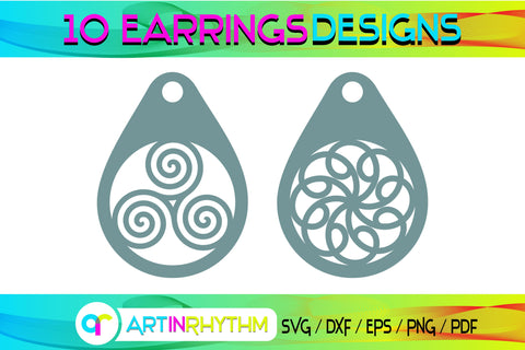 earring svg bundle SVG Artinrhythm shop 