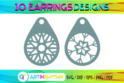 earring svg bundle SVG Artinrhythm shop 