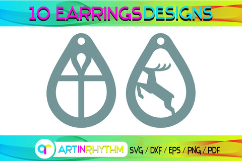 earring svg bundle SVG Artinrhythm shop 