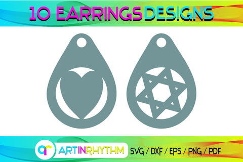 earring svg bundle SVG Artinrhythm shop 