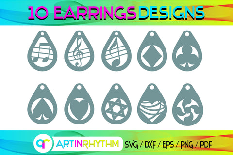 earring svg bundle SVG Artinrhythm shop 