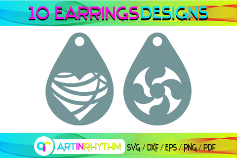 earring svg bundle SVG Artinrhythm shop 