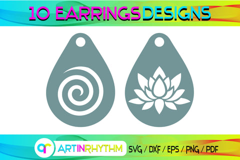 earring svg bundle SVG Artinrhythm shop 