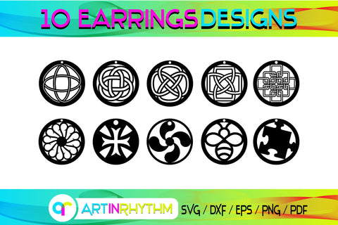 earring svg bundle SVG Artinrhythm shop 
