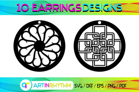 earring svg bundle SVG Artinrhythm shop 