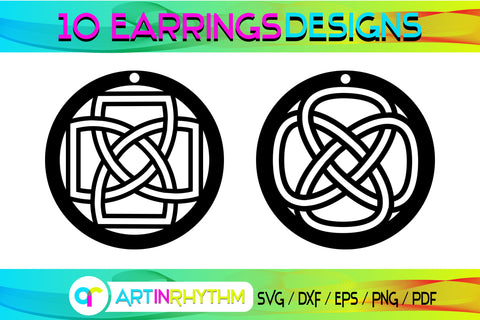 earring svg bundle SVG Artinrhythm shop 