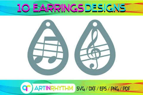 earring svg bundle SVG Artinrhythm shop 