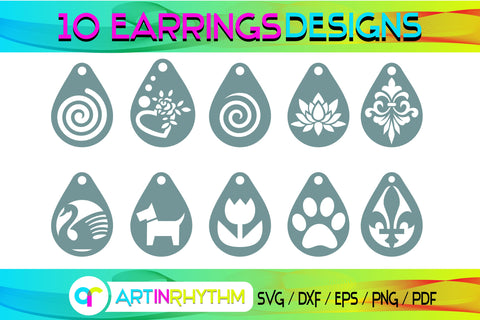 earring svg bundle SVG Artinrhythm shop 