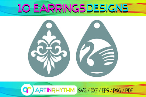 earring svg bundle SVG Artinrhythm shop 