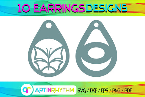 earring svg bundle SVG Artinrhythm shop 